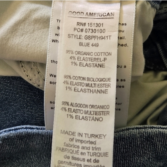 Good American Good Legs Straight Leg Denim Jean 10/30 - Picture 7 of 11